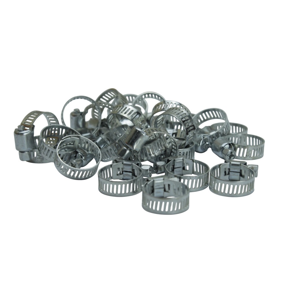 Abraçadeira Automotiva Mangueira 14 A 22mm 20 Unidades