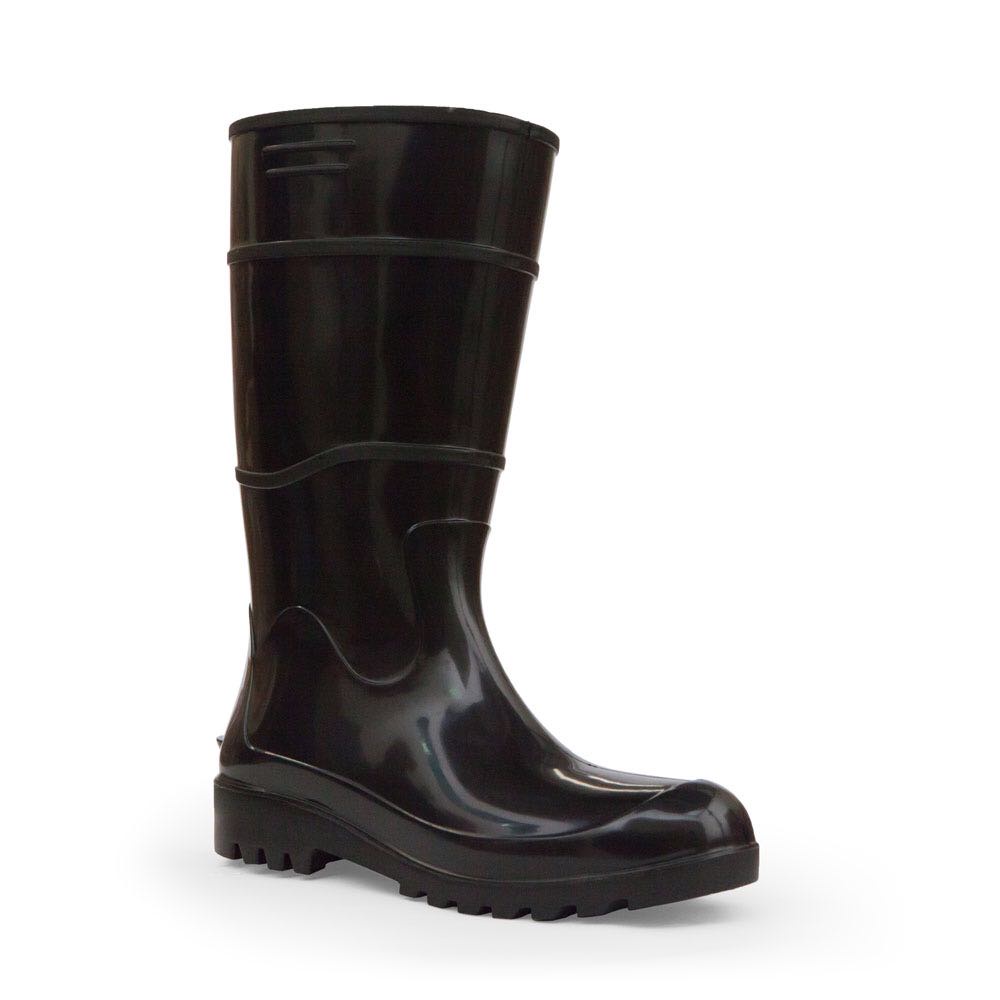 Bota Pvc Preta Borracha Cano Longo Cozinha Galocha