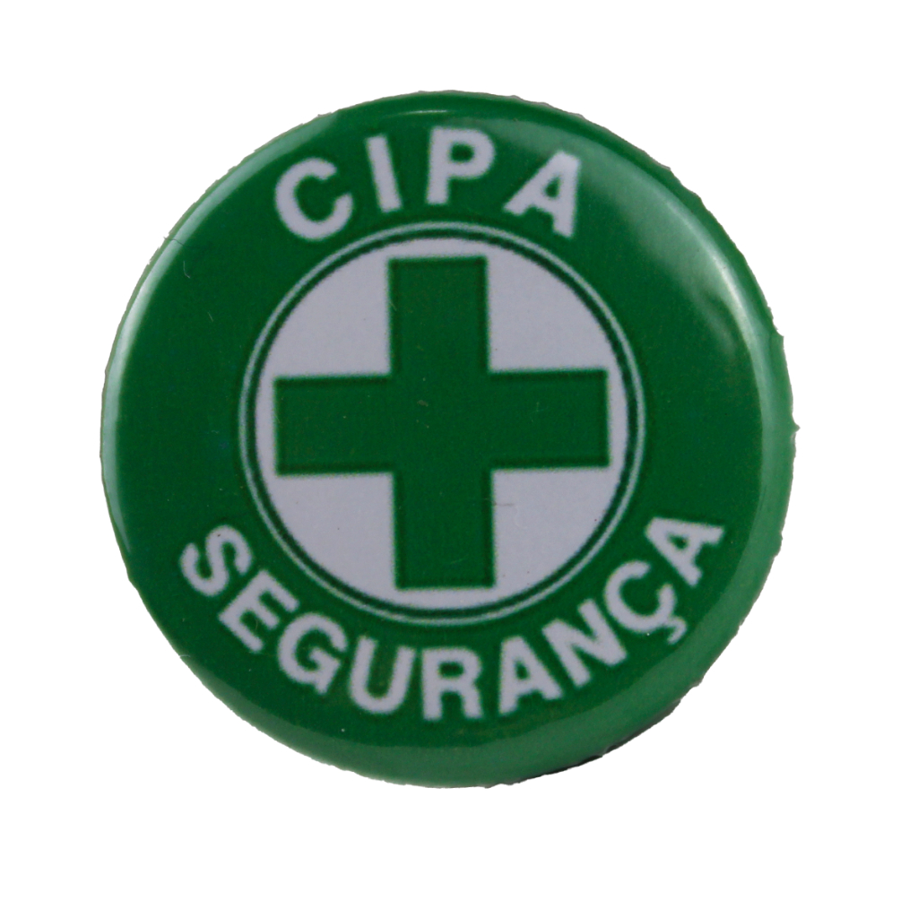 Kit 10 Botons Botton Broches Cipa Segurança