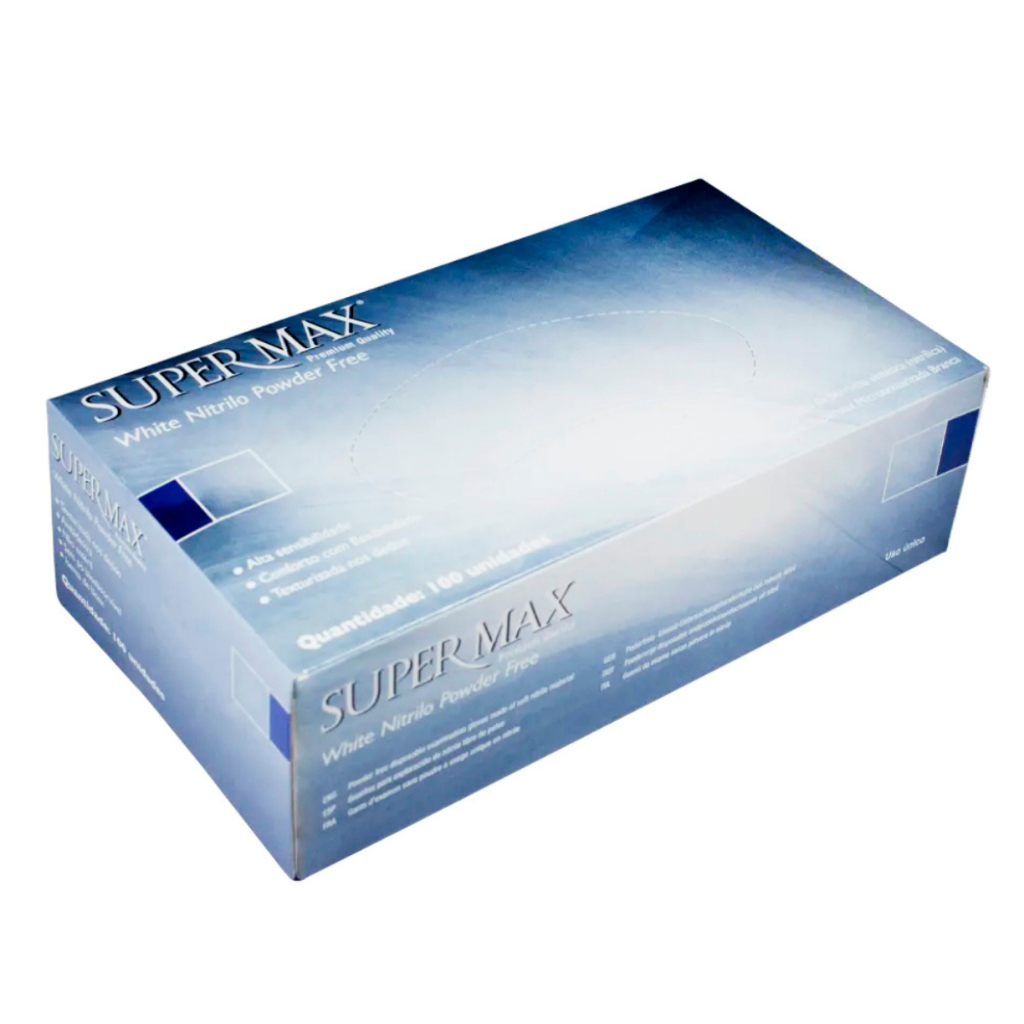 Luva Procedimento Nitrílica White Sem Pó Supermax C/ 100 Adicionar aos favoritos