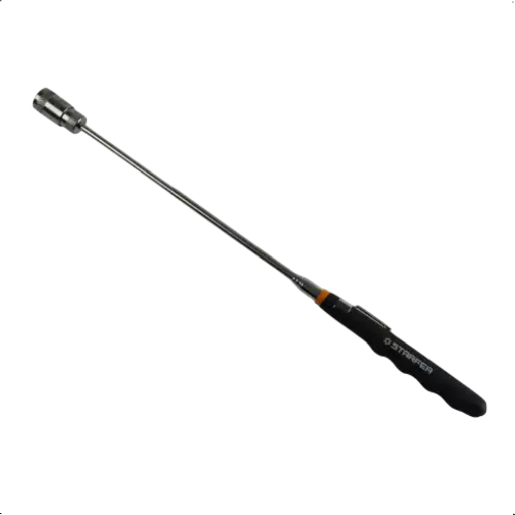 Pegador Magnético Tipo Caneta Telescópico C/ Led Aço Inóx Imã