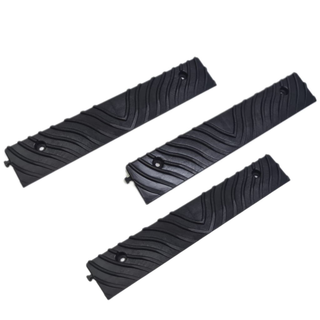 Rampa Para Piso Modular Automotivo 33x6 Cm - 3 Peças