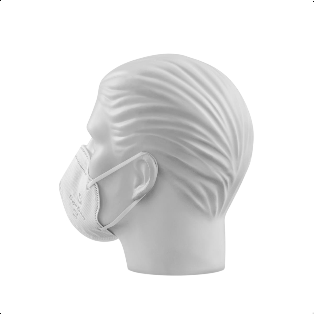 Respirador Máscara Pff2 S/ Válvula Branco Kit 10 Unidades